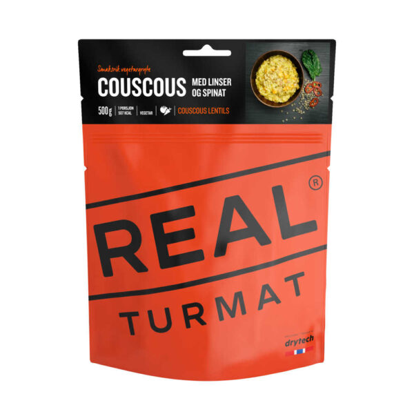 Real Turmat Couscous met linzen en spinazie
