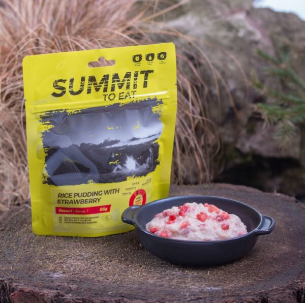 Summit to Eat Rijstpudding Met Aardbei