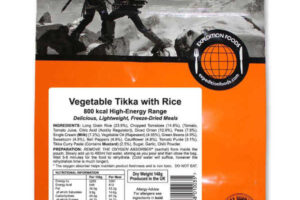 Plantaardige Tikka met Rijst – Expedition Foods