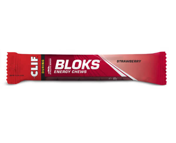 Strawberry - Clif Bloks Energy Chews - Clif Bar