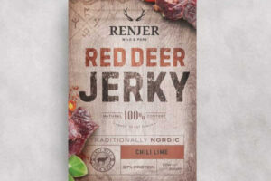 Nordic Red Deer Jerky Chili & Lime 25gr. - Renjer Snacks