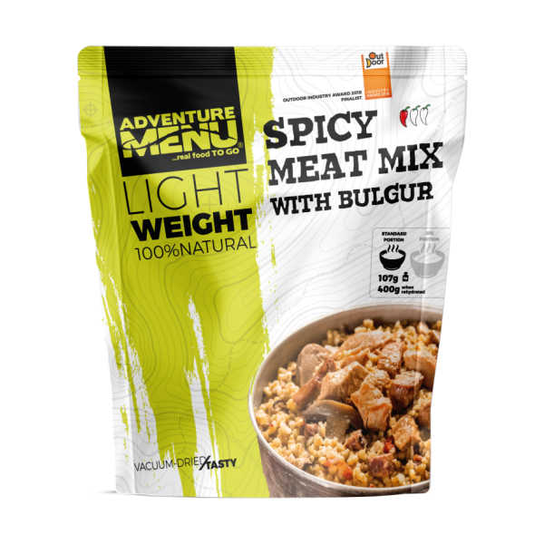 Pittige vleesmix met Bulgur - Adventure Menu