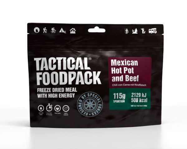 Mexicaanse Hot Pot met Rundsvlees - Tactical Foodpack