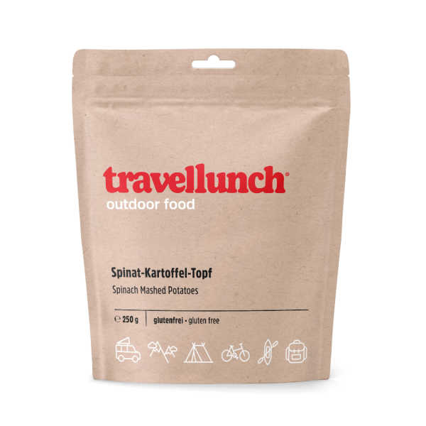 Aardappelpuree met Spinazie - Travellunch 2 Aardappelpuree met Spinazie - Travellunch - 2 persoons