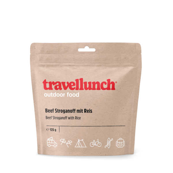 Beef Stroganoff met Rijst - Travellunch - 1 persoons