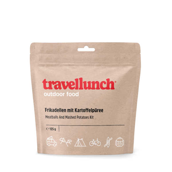 Gehaktballen met Aardappelpuree - Travellunch - 1 persoons