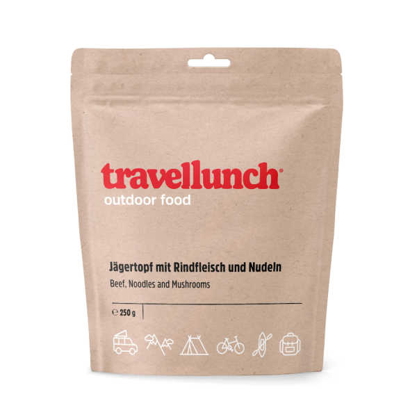 Rundvlees met Noedels en Champignons - Travellunch 2 Rundvlees met Noedels en Champignons - Travellunch - 2 persoons