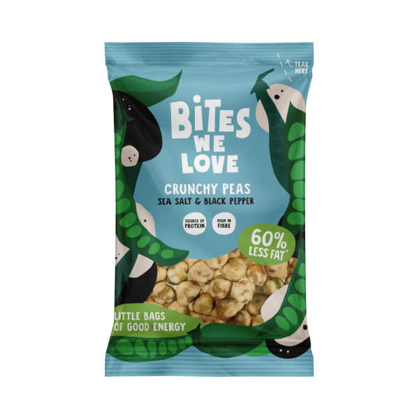 Crunchy Peas Seasalt & Black Pepper - Bites We Love