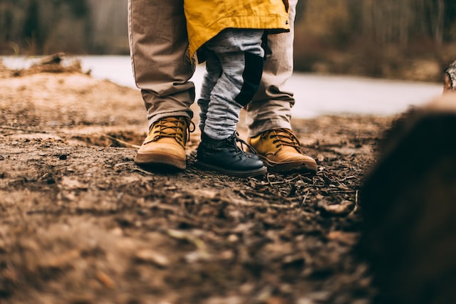 hiken met kinderen schoenen