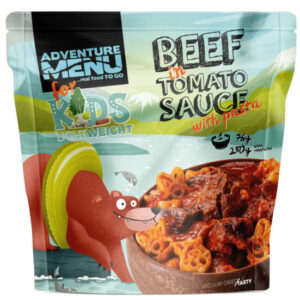 Rundvlees in Tomatensaus met Pasta - 4kids - Adventure Menu