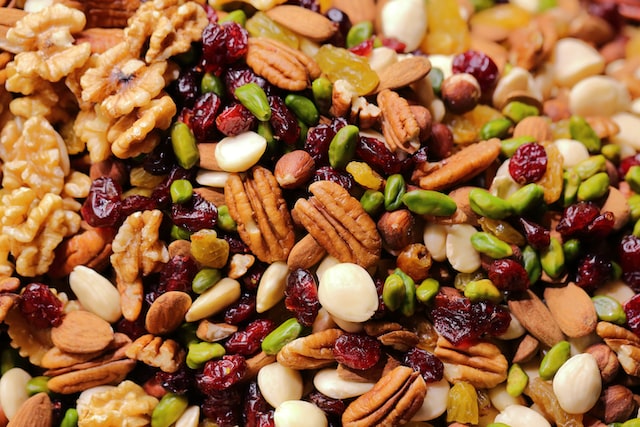 trail mix noten en zaden