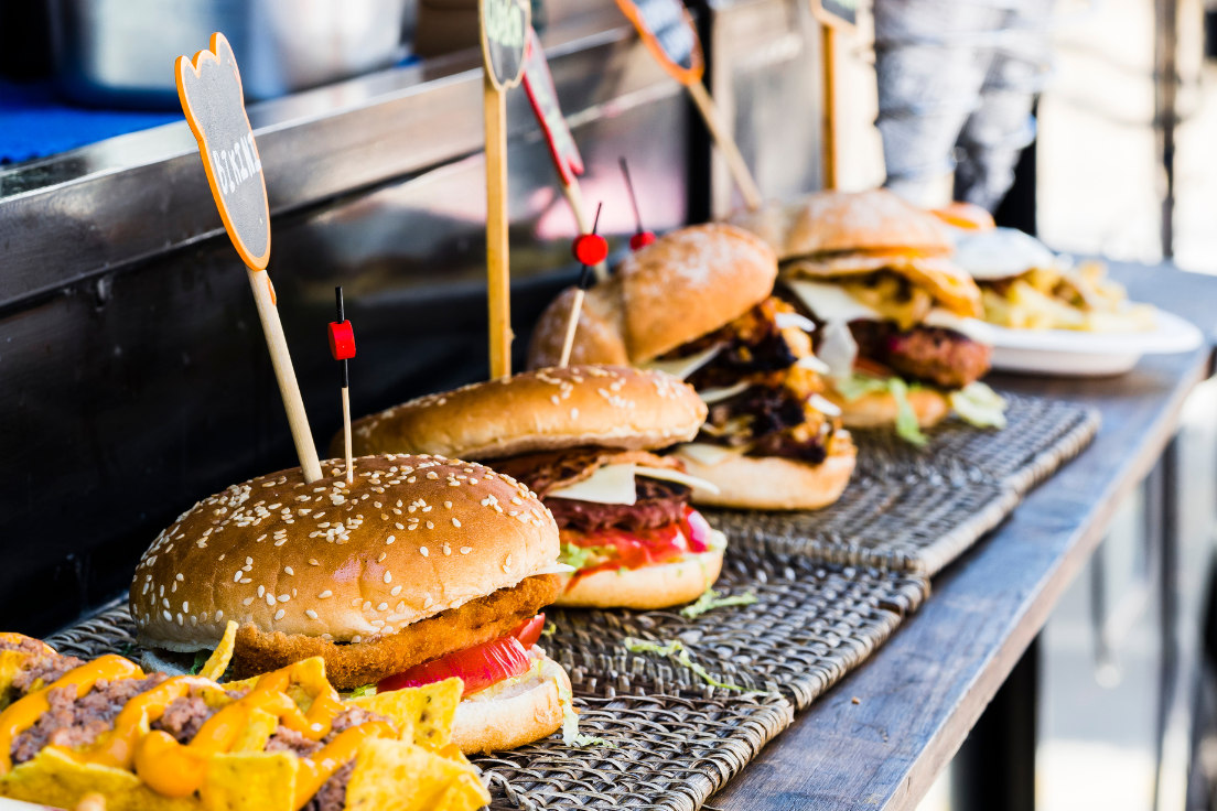 hamburgers - gezonde maaltijden onderweg