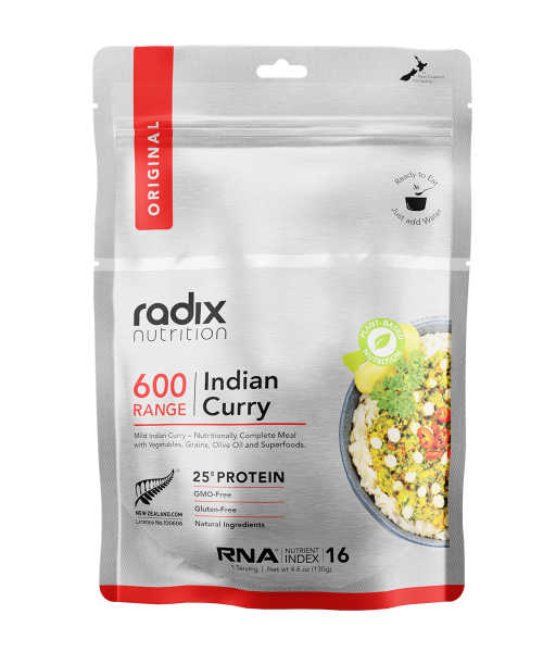Indian Curry - Original Meals 600 Kcal - Radix Nutrition