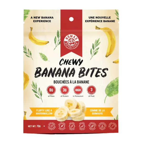 Chewy Banana Bites - Nomad Nutrition