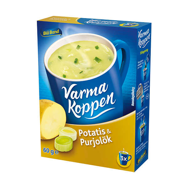 Varma koppen Aardappel en Preisoep - Blå Band