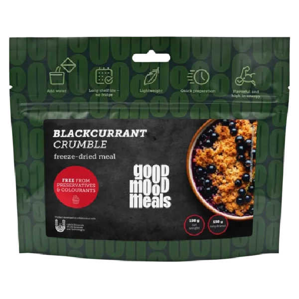 Zwartebessen Crumble - 461 kcal - Good Mood Meals