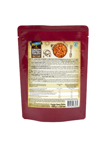 Kipgehaktballetjes met Pikante Tomatensaus - Wet Meal - Blå Band 1 Kipgehaktballetjes met Pikante Tomatensaus - Wet Meal - Blå Band