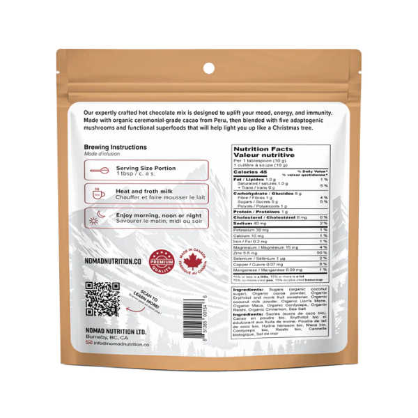 Adaptogenic Hot Chocolate - Nomad Nutrition 2 Adaptogenic Hot Chocolate - Nomad Nutrition
