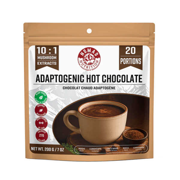Adaptogenic Hot Chocolate - Nomad Nutrition 1 Adaptogenic Hot Chocolate - Nomad Nutrition