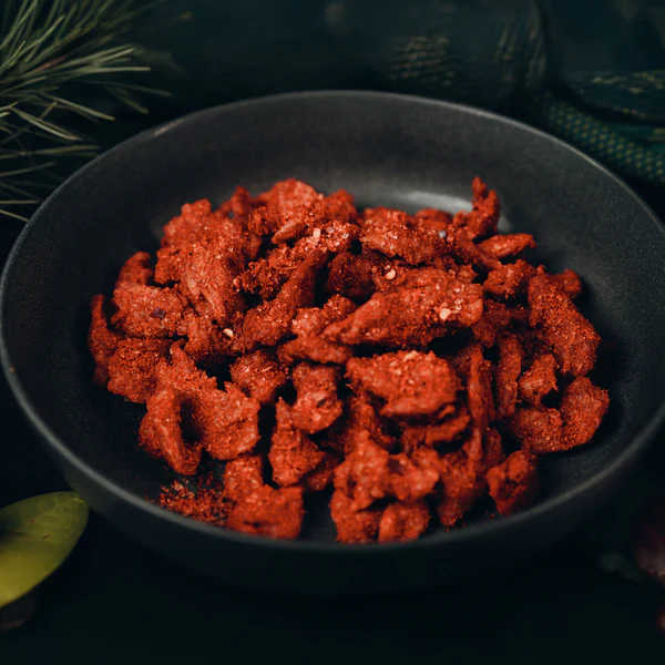 Protein Shreds - Not Very Peri Peri - 100 kcal - Nomad Nutrition 4 Protein Shreds - Not Very Peri Peri - 100 kcal - Nomad Nutrition