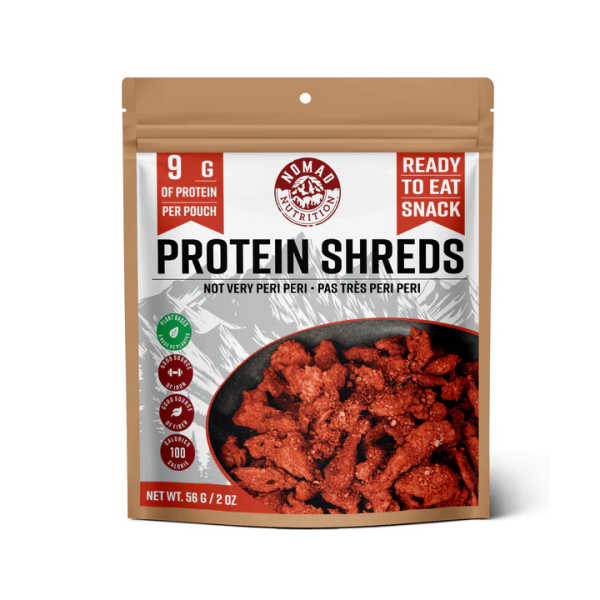 Protein Shreds - Not Very Peri Peri - 100 kcal - Nomad Nutrition