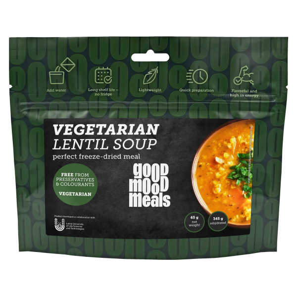 Vegetarische Lentil Soep – 282 kcal – Good Mood Meals