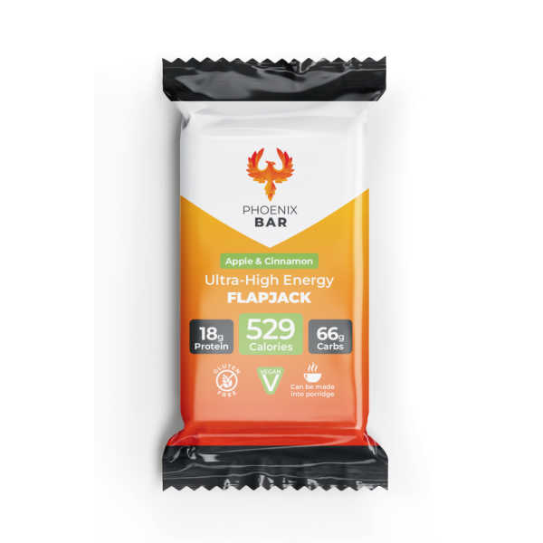 Ultra-High Energy Flapjack - Apple & Cinnamon - Phoenix Bar 1 Ultra-High Energy Flapjack – Apple & Cinnamon – Phoenix Bar