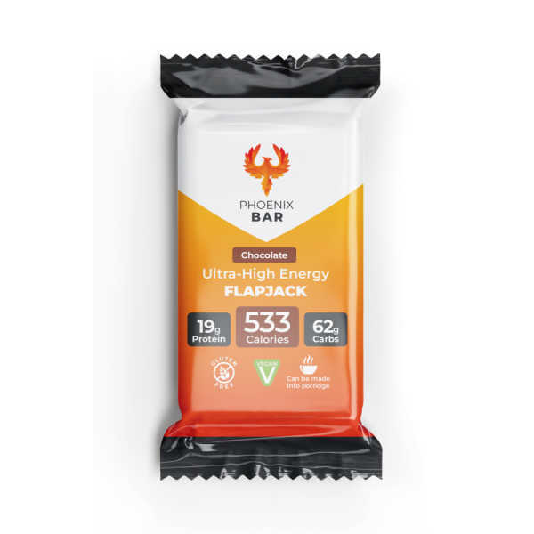 Ultra-High Energy Flapjack - Chocolate - Phoenix Bar 1 Ultra-High Energy Flapjack – Chocolate – Phoenix Bar